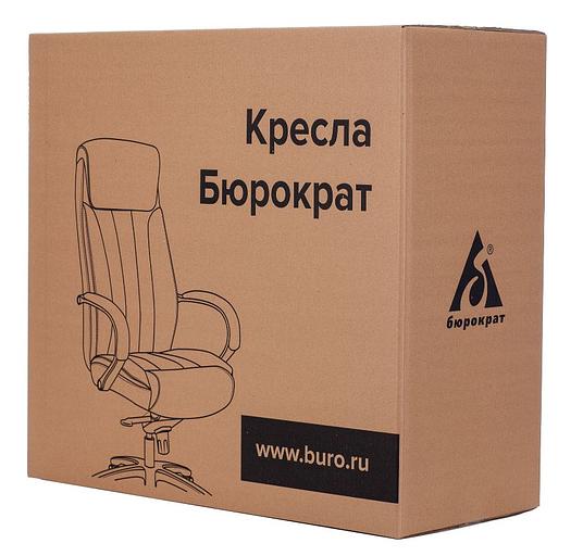 Кресло руководителя Бюрократ T-9908AXSN-AB черный кожа крестовина металл хром фото 7