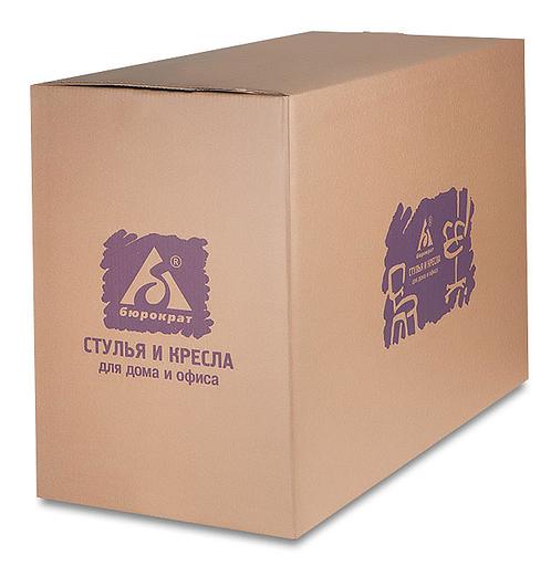 Кресло руководителя Бюрократ CH-993 оранжевый искусственная кожа крестовина металл хром фото 7