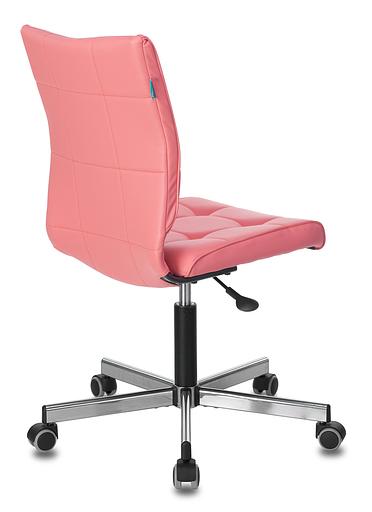 Кресло Бюрократ CH-330M розовый Lincoln 205 искусственная кожа крестовина металл хром фото 4