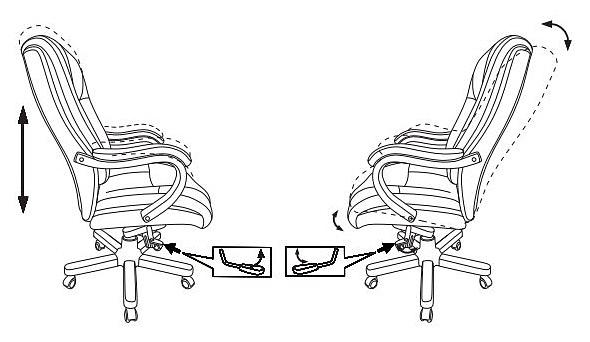 Кресло руководителя Бюрократ T-9925WALNUT черный кожа крестовина металл/дерево фото 9