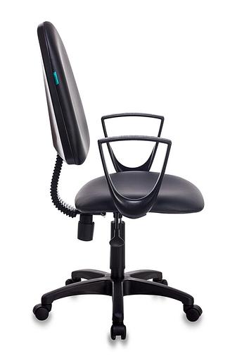 Кресло Бюрократ CH-1300N черный Престиж+ искусственная кожа крестовина пластик фото 3