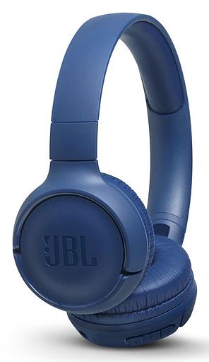 Гарнитура накладные JBL T500 1.187м синий проводные оголовье (JBLT500BLU) фото 1
