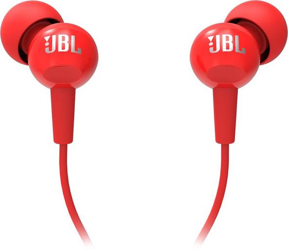 Гарнитура вкладыши JBL C100SIU 1.2м красный проводные в ушной раковине (JBLC100SIURED) фото 4