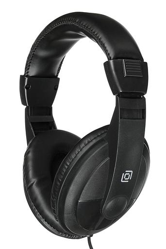 Наушники мониторные Оклик HP-M211V 1.8м черный проводные оголовье фото 1