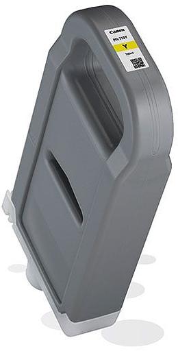 Картридж струйный Canon PFI-710 Y 2357C001 желтый (700мл) для Canon TX-2000/3000/4000 фото 1