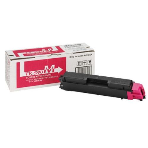 Картридж лазерный Kyocera TK-580M 1T02KTBNL0 пурпурный (2800стр.) для Kyocera FS-C5150DN фото 1