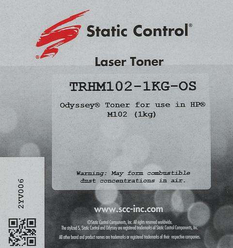 Тонер Static Control TRHM102-1KG-OS черный флакон 1000гр. для принтера HP LJ M104/M132 фото 4