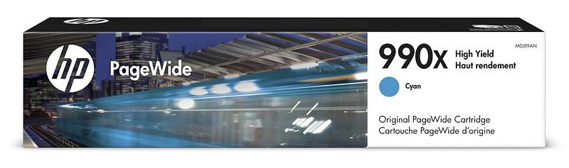 Картридж струйный HP 991X M0J90AE голубой (16000мл) для HP PW Pro 755/772/777 фото 2