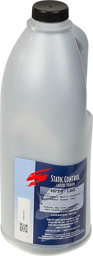 Тонер Static Control MPT9-1KG черный флакон 1000гр. для принтера HP LJ Pro PM401/ P2055/P3005/P3015 фото 1