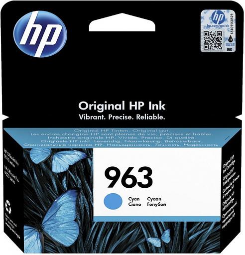 Картридж струйный HP 963 3JA23AE голубой (700стр.) для HP OfficeJet Pro 901x/902x/HP фото 1