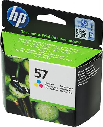 Картридж струйный HP 57 C6657AE многоцветный (500стр.) для HP DJ5550/450/PS 100/130/230/7150/7350/7550 фото 1