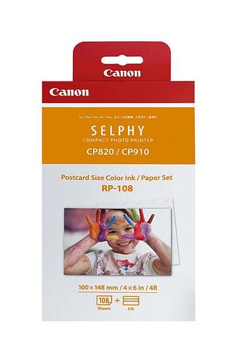 Набор для печати Canon RP-108 8568B001 10x15/108л./белый для сублимационных принтеров фото 1