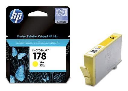 Картридж струйный HP 178 CB320HE желтый (300стр.) для HP C5383/C6383/B8553/D5463 фото 1
