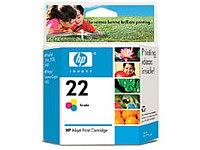 Картридж струйный HP 22 C9352AE многоцветный (165стр.) для HP DJ 3920/3940/PSC 1410 фото 1