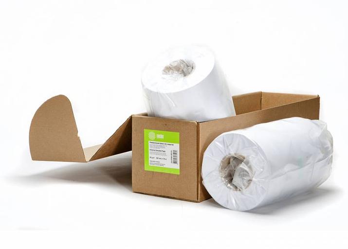 Бумага Cactus CS-LFP80-297175 A3 297мм-175м/80г/м2/белый CIE171% инженерная бумага втулка:76.2мм (3") фото 1