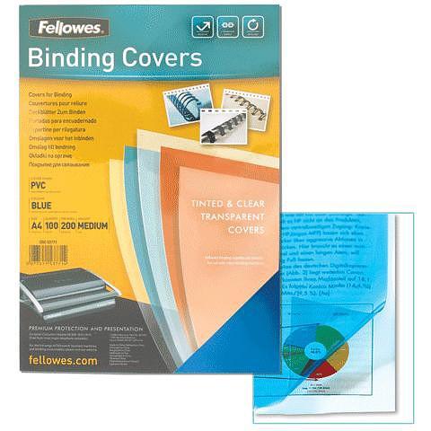 Обложки для переплёта Fellowes A4 прозрачный (100шт) Lamirel (LA-78682) фото 1