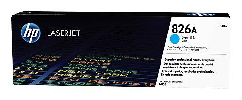Картридж лазерный HP 826A CF311A голубой для HP CLJ Ent M855 фото 1