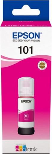 Картридж струйный Epson L101 C13T03V34A пурпурный (6000стр.) (70мл) для Epson L4150/L4160/L6160/L6170/L6190 фото 1