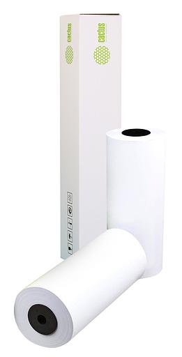 Бумага Cactus Eco CS-LFP80-420457E A2 420мм-45.7м/80г/м2/белый CIE155% универсальная втулка:50.8мм (2") (упак.:2рул) фото 1