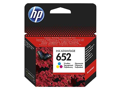 Картридж струйный HP 652 F6V24AE многоцветный (200стр.) для HP DJ IA 1115/2135/3635/4535/3835/4675 фото 1