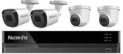 Комплект видеонаблюдения Falcon Eye FE-104MHD Офис Smart фото 1
