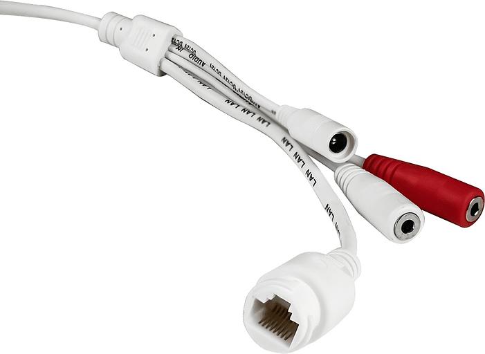 Видеокамера IP Trassir TR-D4121IR1 3.6-3.6мм цветная корп.:белый фото 4