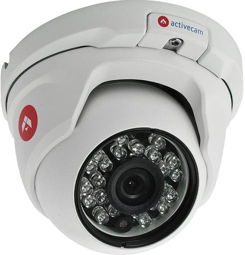 Видеокамера IP Trassir TR-D8121IR2 3.6-3.6мм цветная корп.:белый фото 1