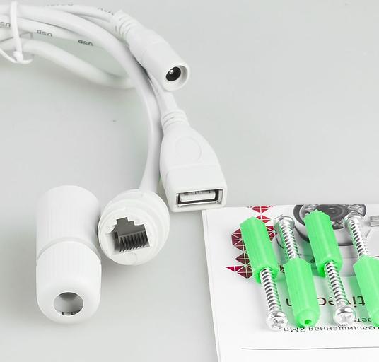 Видеокамера IP Trassir TR-D8121IR2 3.6-3.6мм цветная корп.:белый фото 4