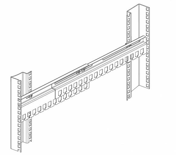 Кабельный органайзер Горизонтальный ЦМО ГКО-45-100 двухсторонний окна 1U глуб.:67.6мм фото 1