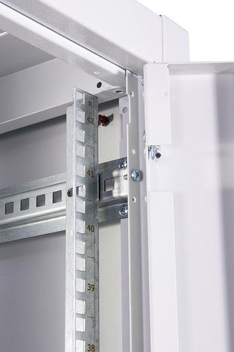 Шкаф коммутационный ЦМО (ШТК-Э-42.6.8-13АА) напольный 42U 600x800мм пер.дв.стекл металл 2 бок.пан. 710кг серый 715мм 87кг 180град. 1987мм IP20 фото 3