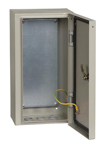 Щит распределительный IEK YKM40-421-54 ЩМП-4.2.1-0 У2 навесной/напольный 210мм 150мм 400мм 630A 6шт металл IP54 серый (упак.:1шт) фото 1