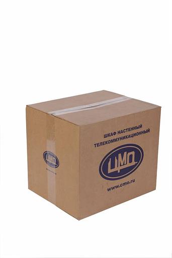 Шкаф коммутационный ЦМО ШРН-12.650 12U 600x650мм пер.дв.стекл несъемн.бок.пан. 50кг серый фото 3