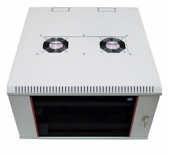 Шкаф коммутационный ЦМО ШРН-12.650 12U 600x650мм пер.дв.стекл несъемн.бок.пан. 50кг серый фото 9