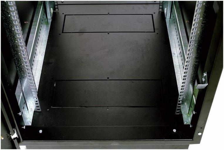 Шкаф серверный ЦМО ШТК-М-42.8.10-1ААА-9005 42U 800x1000мм пер.дв.стекл 2 бок.пан. 550кг черный фото 4