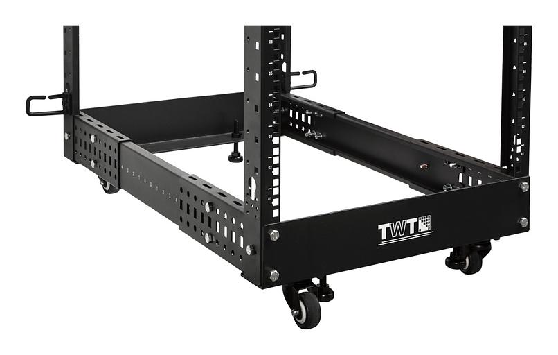 Стойка двухрамная Lanmaster TWT-RACK2-42U-LT-ADJ 42U 600ммX1020мм 360кг черный фото 3