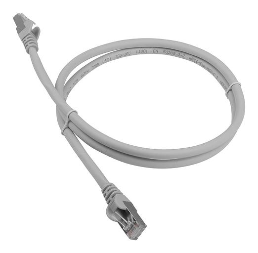 Патч-корд Lanmaster LAN-PC45/S6A-0.5-GY FTP вилка RJ-45-вилка RJ-45 кат.6А 0.5м серый LSZH (уп.:1шт) фото 1