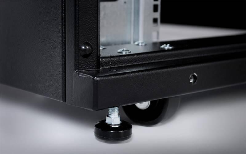 Шкаф серверный ЦМО ШТК-СП-48.8.12-48АА-9005 48U 800x1190мм пер.дв.перфор. 2 бок.пан. 1350кг черный фото 2