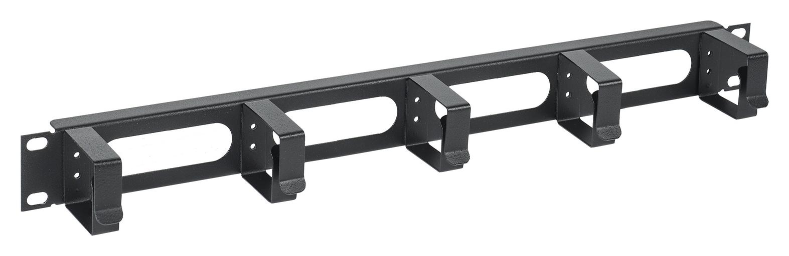 Кабельный органайзер ITK 5 колец CO05-1M5RM односторонний кольца 1U шир.:19" глуб.:60мм фото 1