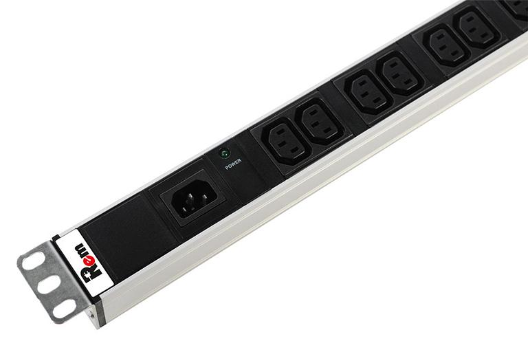 Блок распределения питания Rem Rem-10 R-10-10C13-I-440-Z гор.размещ. 10xC13 базовые 10A C14 фото 4