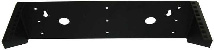 Кронштейн телекоммуникационный ЦМО КНО-В-4U-9005 настен. 4U 19" 185мм нагр.:50кг черный (упак.:1шт) фото 1