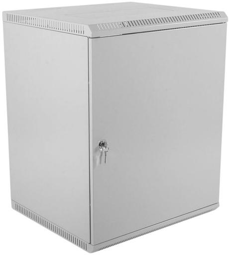 Шкаф коммутационный ЦМО ШРН-Э-12.650.1 12U 600x650мм пер.дв.металл несъемн.бок.пан. 50кг серый фото 1