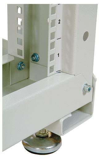 Стойка двухрамная ЦМО СТК-33.2 33U 620ммX800мм направл.закл.гайки 300кг серый фото 5