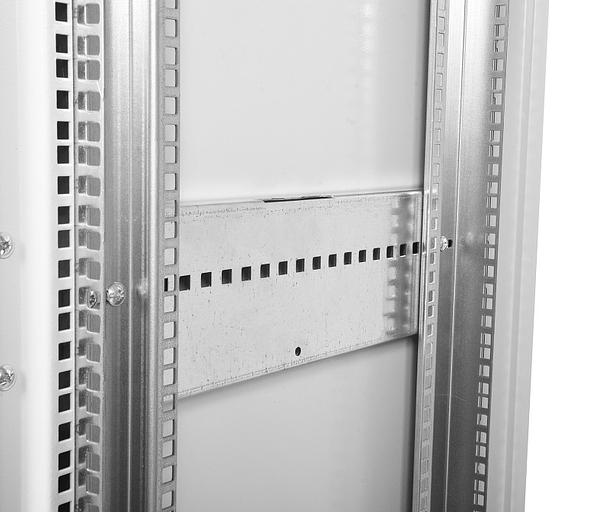 Шкаф коммутационный ЦМО ШТК-М-42.6.6-1ААА-9005 42U 600x600мм пер.дв.стекл задн.дв.стал.лист 2 бок.пан. 650кг черный фото 5