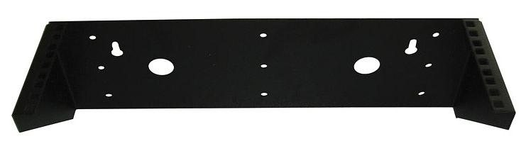 Кронштейн телекоммуникационный ЦМО КНО-В-2U-9005 настен. 2U 19" 96мм нагр.:30кг черный (упак.:1шт) фото 2