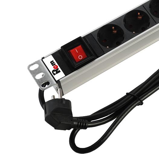 Блок распределения питания Rem R-16-8S-V-440-3 гор.размещ. 8xSchuko базовые 16A Schuko 3м фото 4