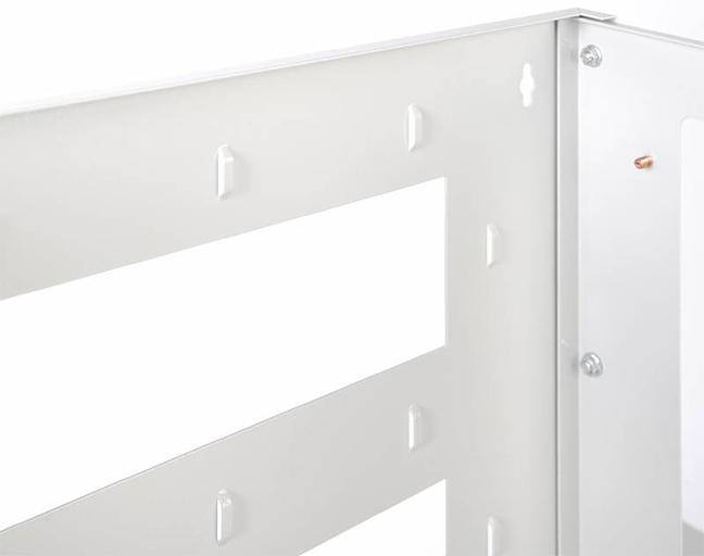 Кронштейн телекоммуникационный ЦМО КНО-М-6U настен. 6U 19" 450мм нагр.:15кг серый (упак.:1шт) фото 4