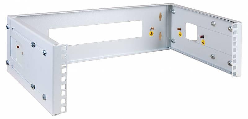 Кронштейн телекоммуникационный ЦМО КНО-М-6U настен. 6U 19" 450мм нагр.:15кг серый (упак.:1шт) фото 10