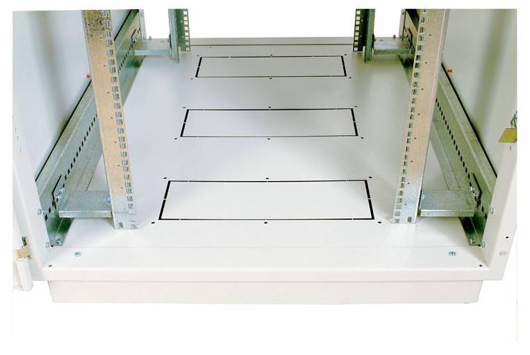 Шкаф коммутационный ЦМО ШТК-М-42.8.10-1ААА 42U 800x1020мм пер.дв.стекл задн.дв.стал.лист 2 бок.пан. направл.под закл.гайки 500кг серый фото 9