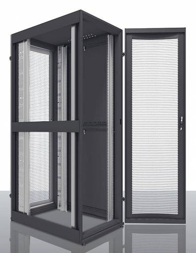 Шкаф серверный ЦМО ШТК-СП-48.6.12-44АА-9005 48U 600x1190мм пер.дв.перфор. 2 бок.пан. 1350кг черный фото 8