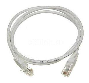 Патч-корд Lanmaster TWT-45-45-0.5/S-GY FTP вилка RJ-45-вилка RJ-45 кат.5е 0.5м серый ПВХ (уп.:1шт) фото 1